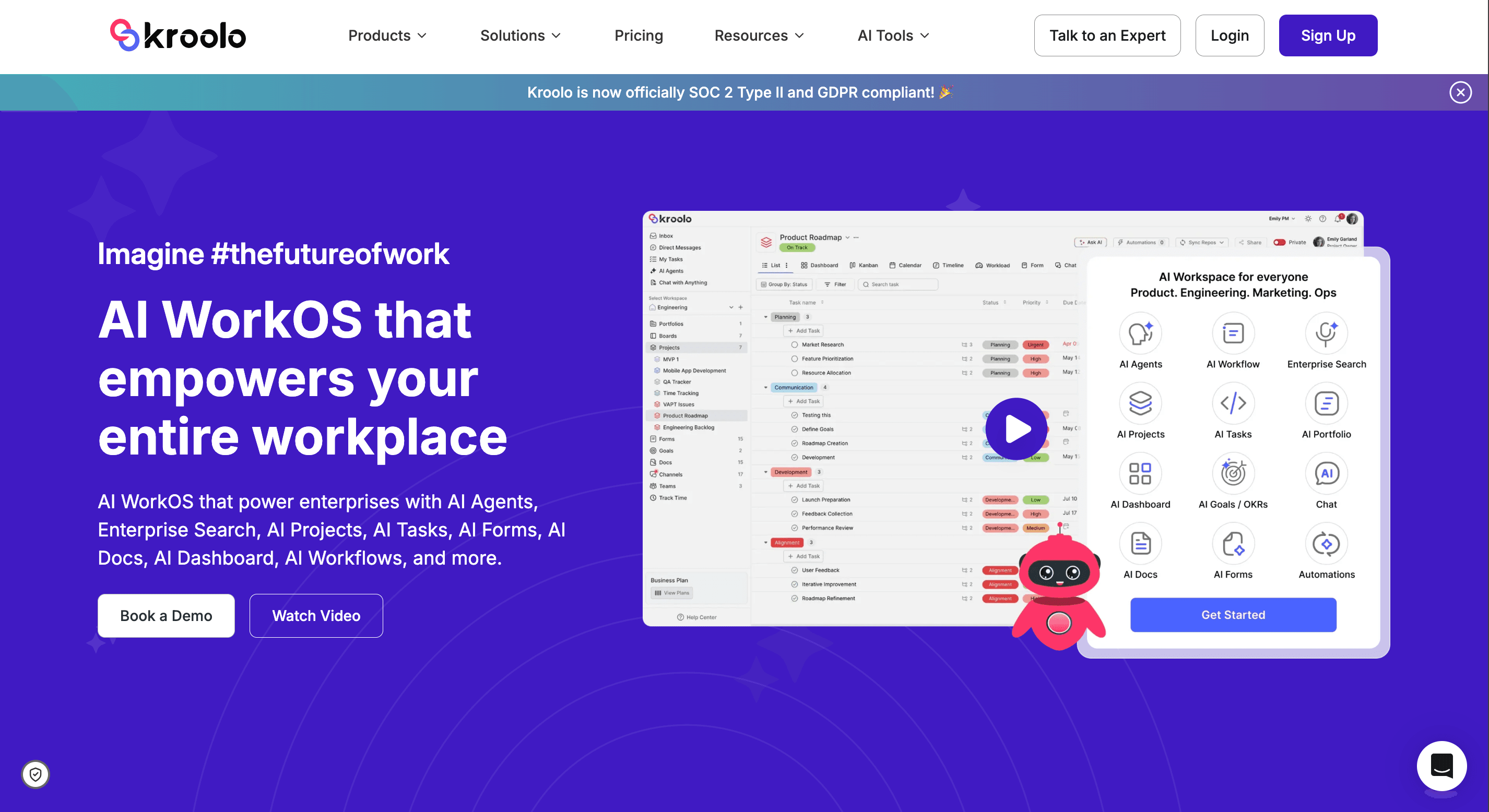 Kroolo Corp Website (Version 2) - Portfolio project by Lalit Jakhar, Frontend Developer